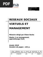 mémoire réseaux sociaux