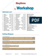 Folding Workshop Cutting Diagram