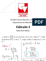 Cálculo I funciones inversas y dominios