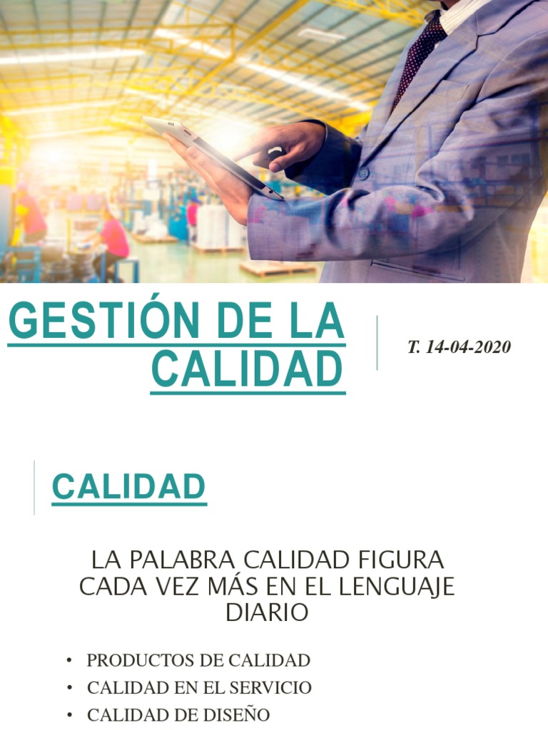 Gestión de la Calidad en Empresas | PDF | Calidad (comercial) | Gestión ...