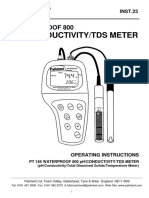 Waterproof PH - Conductivity - TDS Meter Users Manual