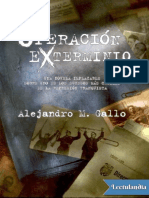 Operacion Exterminio - Alejandro M Gallo