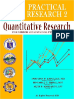 PRACTICAL RESEARCH 2 Quantitative Resear