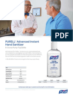 Purell Advanced Instant Hand Sanitizer: 8-Ounce Pump-Top Bottle