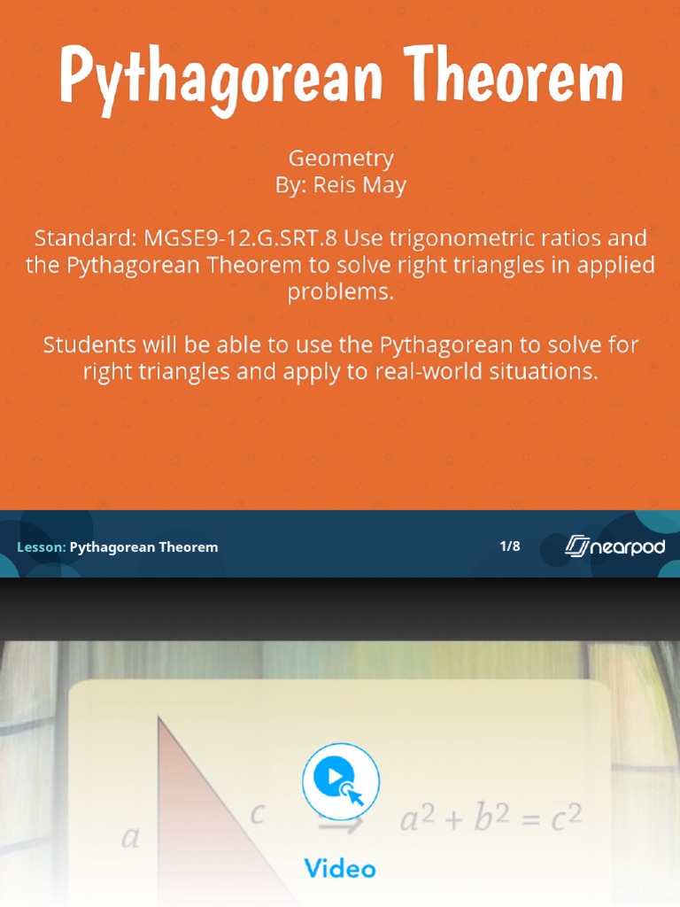 Pythagorean Theorem | PDF
