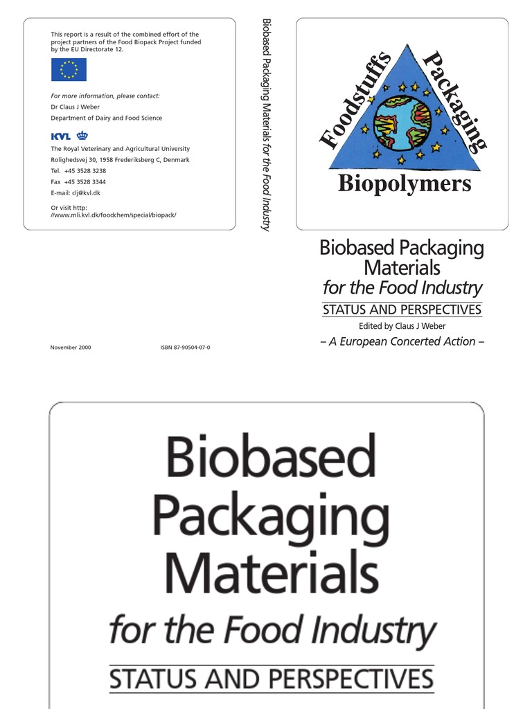 Biobased Packaging Materials: For The Food Industry | PDF