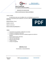 Propuesta de Capacitacion Firma Electronica Adfintec Sas PDF