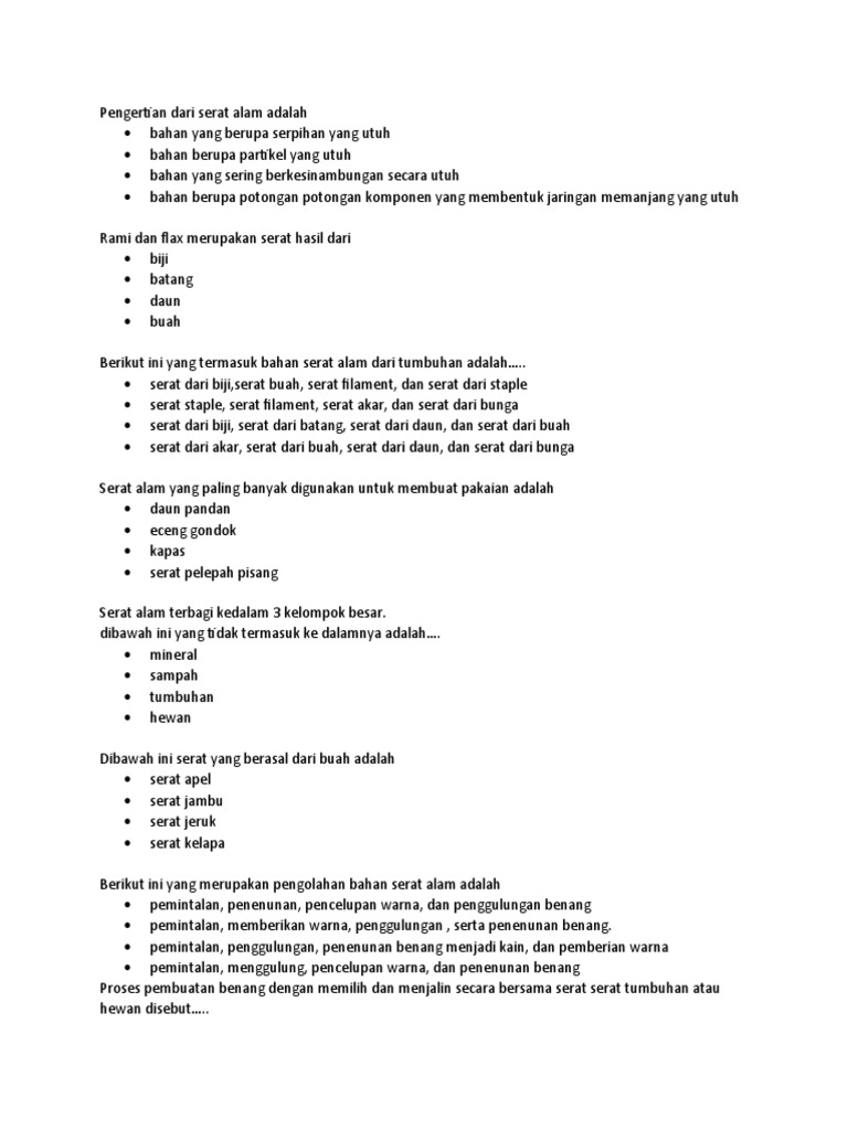 Upload Soal Prakarya Kelas 7