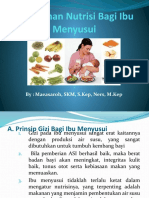 Gizi Seimbang Bagi Ibu Menyusui