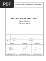 Post Weld Heat Treatment Procedure | PDF | Heat Treating | Thermocouple