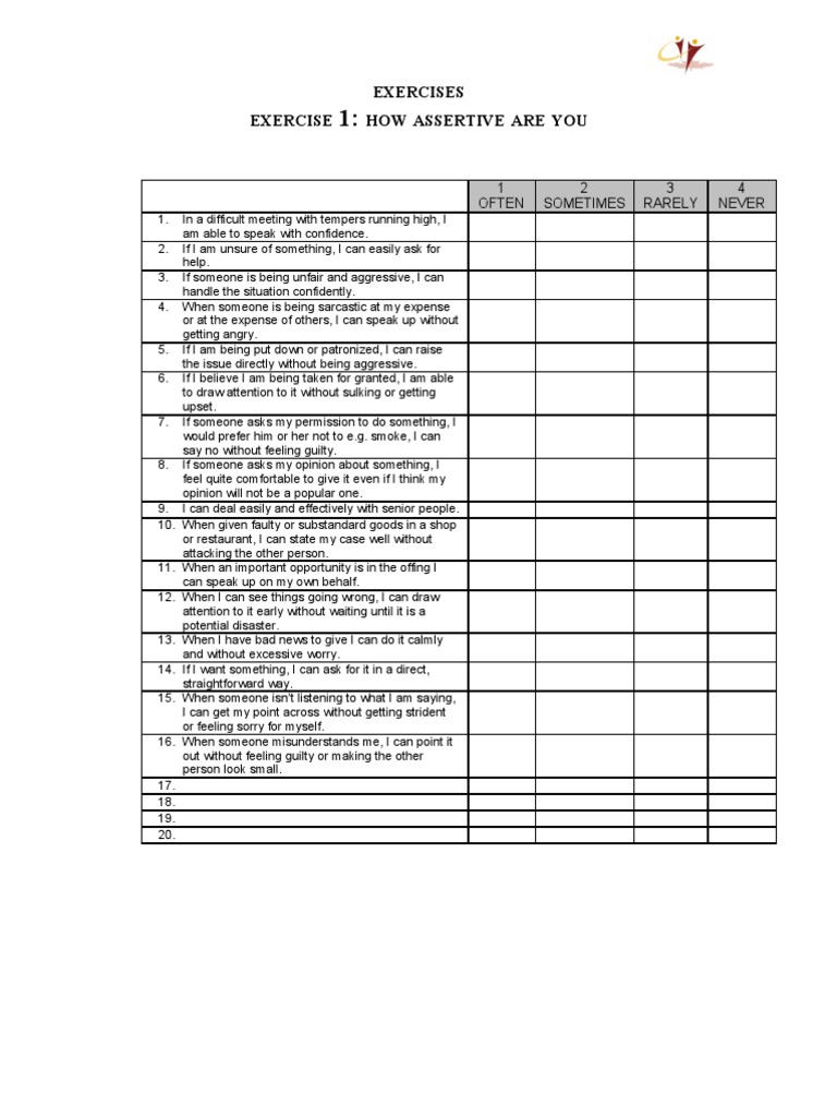 Assertiveness Skills - Library