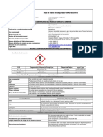 Hoja de Seguridad GEL ANTIBACTERIAL
