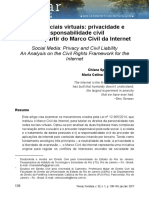 Sobre A Reponsabilidade Civil Das Redes PDF