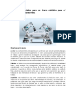 Tipos de Materiales para El Ensamblaje de Un Brazo Robotico