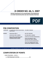 Deped Order No. 66, S. 2007