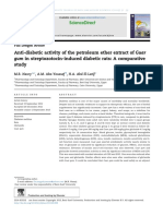 Anti-Diabetic Activity of The Petroleum Ether Extract of Guar Gum in Streptozotocin-Induced Diabetic Rats: A Comparative Study