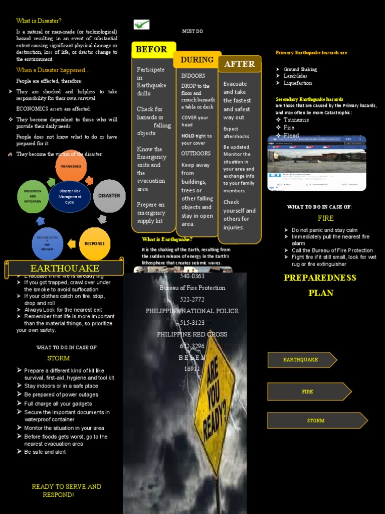Natural Disaster Preparedness Plan | PDF | Emergency Management | Hazards