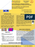 Poster Teselaciones Con El Software de Aplicación Recubriendo El Espacio
