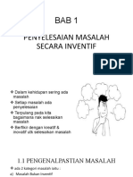 1.0 Penyelesaian Masalah Secara Inventif