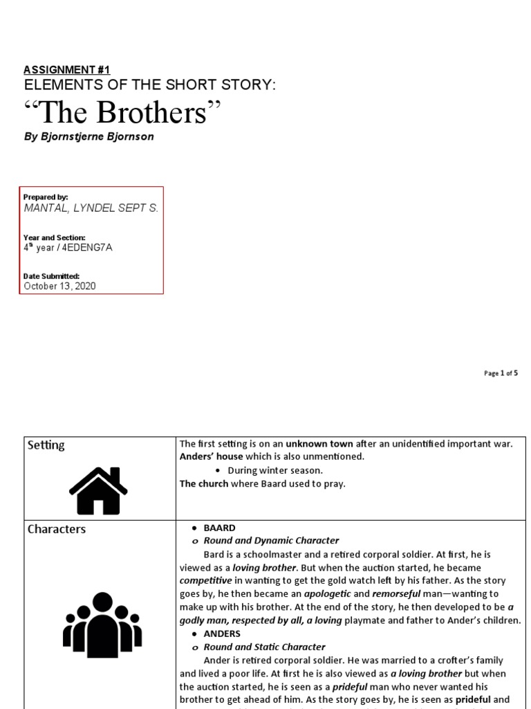Assignment 1 - Creative Writing | PDF | Forgiveness