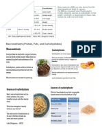 Macronutrients (Protein, Fats, and Carbohydrates)
