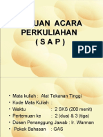 Satuan Acara Perkuliahan (SAP)