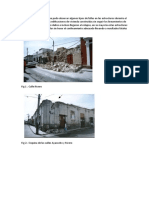 En La Ciudad de Arequipa Se Pudo Observar Algunos Tipos de Fallas en Las Estructuras Durante El Sismo Del Año 2001