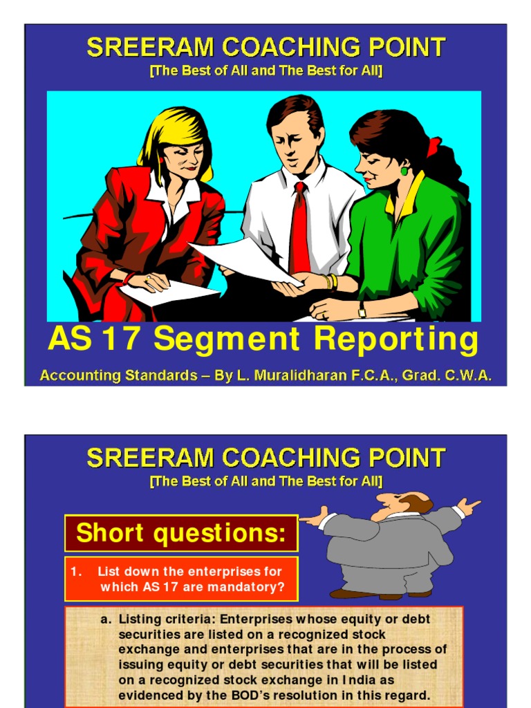 AS 17 Segment Reporting Overview | PDF | Expense | Depreciation