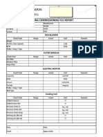 Testing Commissioning FCU Report