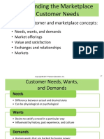 Understanding The Marketplace and Customer Needs