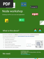 Node Workshop PDF