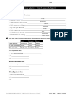 Startup Level 2 Grammar Activities Unit 6, Lesson 1, Page 66