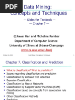 Data Mining: Concepts and Techniques: - Slides For Textbook - Chapter 7