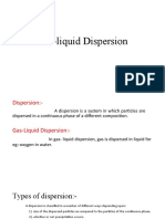 Gas-Liquid Dispersion