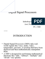 Digital Signal Processors: Inderdeep Kaur Aulakh Asst. Prof. (IT), UIET Pu, CHD