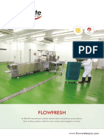 Flowfresh: HACCP International Certified Antimicrobial Cementitious Polyurethane