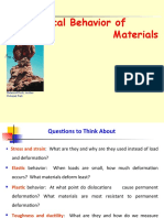 Unit 1-Chapter 3. Mechanical Behavior of Metals