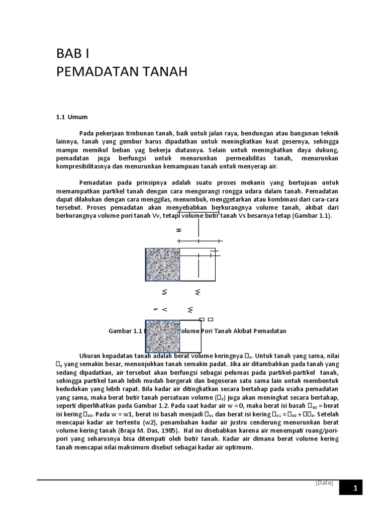 Proses dan Uji Pemadatan Tanah | PDF