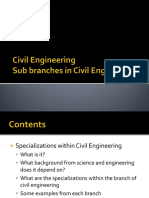 Civil Engineering Specializations