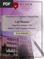 Lab Manual: Department of Computer Engineering