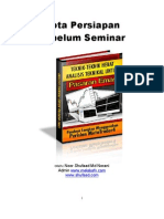 Nota Sebelum Seminar