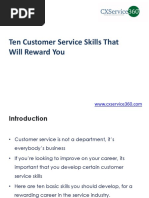 10 Customer Services Kills