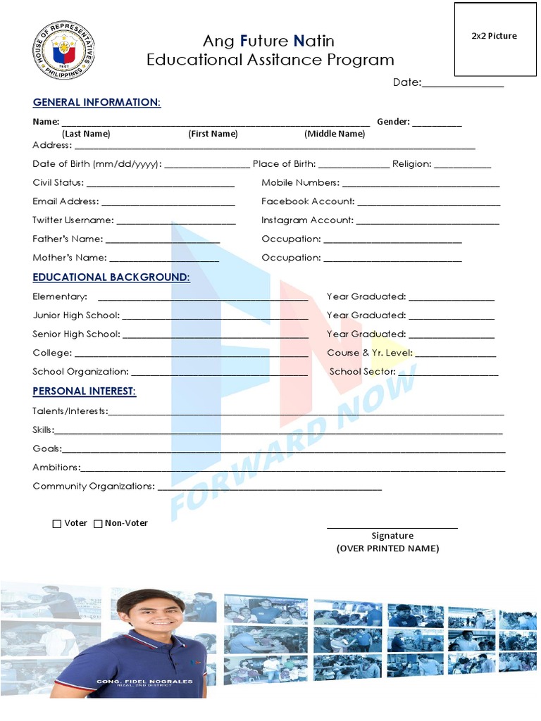 Educational Assistance Application Form | PDF