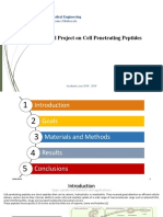 Computational Project On Cell Penetrating Peptides: Master in Biomedical Engineering