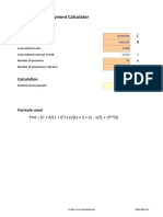 Monthly Lease Payment Calculator: Formula Inputs