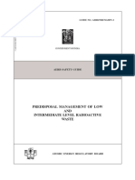 Guide on Predisposal Management of Low and Intermediate Level Radioactive Waste