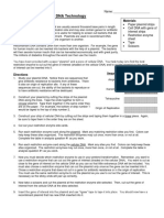 Modeling Recombinant DNA Technology: Background Materials