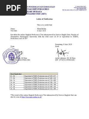 Soal Toefl Seu Undip Pdf Studi Indonesia