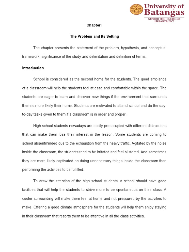 Chapter 1 | PDF | Classroom | Teachers