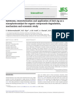 Synthesis, Characterization and Application of Zno-Ag As A Nanophotocatalyst For Organic Compounds Degradation, Mechanism and Economic Study